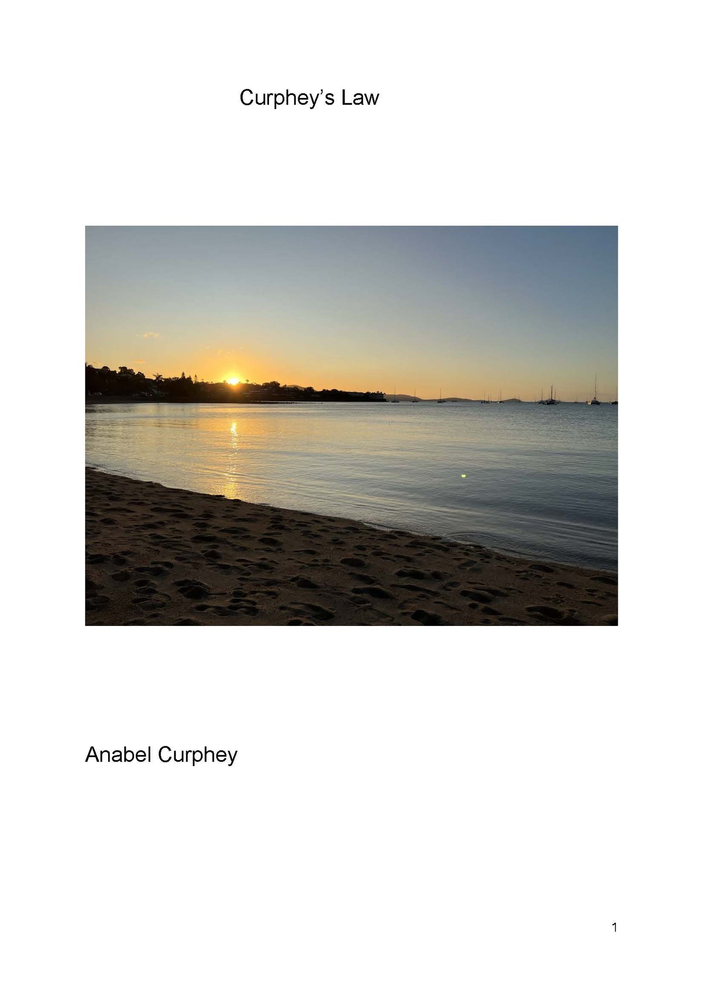 Curphey's Law by Anabel Curphey      The E-Book